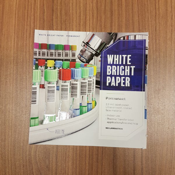 white bright paper permanent